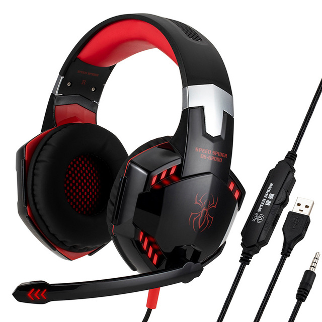 Computer E-sports Gaming Headset Headset with Microphone Long Mic Wired Headset High Quality Universal G200 0
