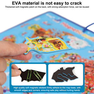 <span class=keywords><strong>Puzzle</strong></span> magnétique de la <span class=keywords><strong>carte</strong></span> <span class=keywords><strong>du</strong></span> <span class=keywords><strong>monde</strong></span>, jouet éducatif interactif de géographie parlante pour enfants, <span class=keywords><strong>carte</strong></span> interactive avec tableau blanc effaçable - Product Image 5