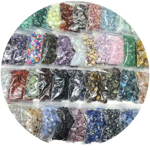 Vente en gros en vrac : Sacs de 100g de pierres roulées en cristal naturel, gravier de cristal et éclats de pierres de guérison - Product Image 1
