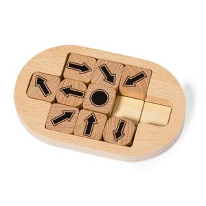 New Arrival Mini Portable Puzzle Table <b>Game</b> for Kids Custom Logo Made of Wood 4-Color Graphic Printing Wholesale Promotion - Product Image 3