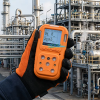 Détecteur de gaz portable 4 en 1 H2S CO CO2 O2, moniteur de gaz toxiques industriels, alarme sonore et visuelle, analyseur de gaz
