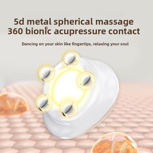 เครื่องนวดหน้า EMS ไมโครเคอร์เรนท์ 5D บอล 7 สี พร้อมไฟ LED กันน้ำ สำหรับดูแลผิวหน้า มือ และผิวกาย - Product Image 5