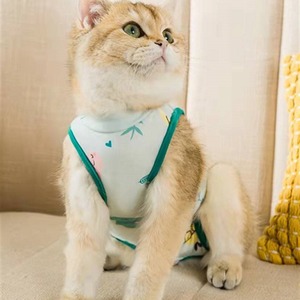 Ropa para Gatos, Ropa para Perros, Trajes de Recuperación para <span class=keywords><strong>Esterilización</strong></span>/Castración, Trajes de Destete, Ropa de Algodón Suave y Cómoda, Batas de Cuidado Postoperatorio, Japón - Product Image 2