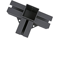 Support de gazebo très vendu, support à angle droit 4 voies, kit de base pour poteaux en bois, poutres de gazebo, gazebo de terrasse