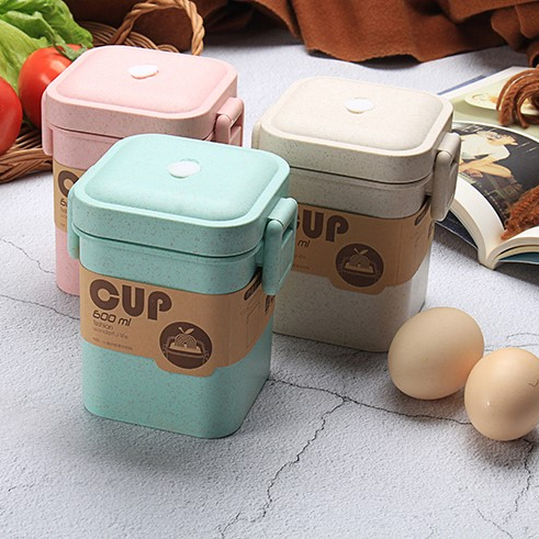 900ml 3 Layers Bento Box - Sustainable & Portable Lunch Set
