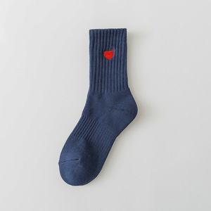 Custom Striped Winter Cute Fashion Trend Thickened Warm Mid-Calf <strong>Wool</strong>/Nylon Knitted Daily <strong>Socks</strong> - Product Image 4
