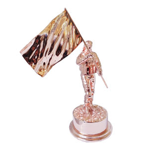 Металлические изделия на заказ с гравировкой, полированная награда почетного караула, награда, трофей, форма, скульптура для полиции и вооруженных сил - Product Image 2