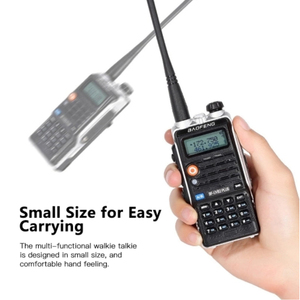 Émetteur-récepteur <span class=keywords><strong>FM</strong></span> UVB2 <span class=keywords><strong>Plus</strong></span> BF-UVB2 écran LCD double bande Interphone portable 128CH <span class=keywords><strong>Radio</strong></span> portable bidirectionnelle - Product Image 3