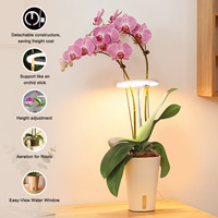 Kit de micro-jardin d'intérieur pour la décoration de la maison, jardinière suspendue tout-en-un avec système d'arrosage automatique, lumière de croissance et minuterie intelligente 8/16H