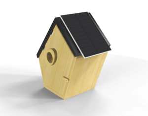 Echt-tijd observatie vogelhuisje met 5MP camera op zonne-energie voor het monitoren van nesten en uitbroeden - Product Image 1