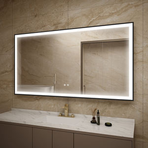 Miroir LED moderne certifié CE - Rectangulaire avec anti-buée et garantie de 3 ans pour les hôtels et les villas, marché européen - Product Image 1