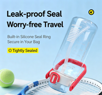 Bouteille d'eau en plastique grande capacité 900 ml avec paille et ouverture pour boire directement, étanchéité anti-fuite, antichoc et résistante aux chutes
