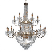 Lustre en cristal de fer électroplaqué, luminaire suspendu pour mariage, lampe à suspension en acrylique pour la décoration de hall d'hôtel et de scène
