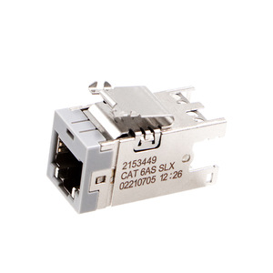 Siêu cat6A che chắn RJ45 mô-đun mô-đun Ethernet kết nối AMP Cat6A che chắn <span class=keywords><strong>Keystone</strong></span> jack - Product Image 2