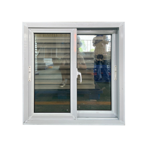 Ventana corredera de plástico transparente Upvc Salamandra <span class=keywords><strong>Pvc</strong></span> Ventanas de puerta de vidrio templado - Product Image 1