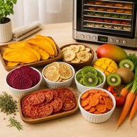 108 Bakjes Hoge Capaciteit Gasgestookte Voedseldehydrator Zeevruchten Groente Dehydrator Fruitdroger voor Voedselverwerking