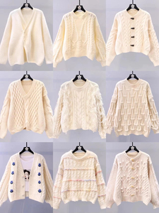 Áo len cardigan nữ dệt kim mỏng tay dài kiểu dáng đơn giản phong cách Pure Girl mới, nhẹ và rộng rãi, bán buôn từ nhà sản xuất - Product Image 4