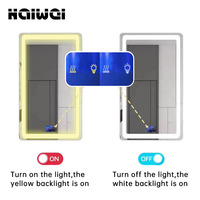 Tuya 12V 5A 60W LED gradateur de lumière réseau sans fil 4G miroir capteur tactile interrupteur inductif temps température affichage désembuage