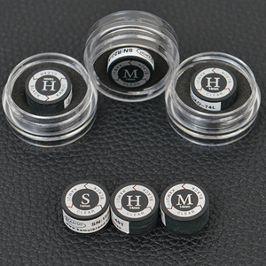 Puntas de Taco de Billar/Póquer Transparentes Negras Marca <span class=keywords><strong>R</strong></span>-PT-DP, Tamaños SS/S/M/H, Originales, Venta al por Mayor, Juego Combinado Universal - Product Image 5