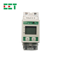 Medidor de Energía Digital CET PMC-220 de 35 mm para Riel DIN, Monofásico, Basado en CT, con RS485 Modbus RTU