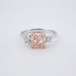 <span class=keywords><strong>Anillos</strong></span> <span class=keywords><strong>de</strong></span> compromiso sencillos <span class=keywords><strong>de</strong></span> 4 puntas con tallo recto y corte cojín <span class=keywords><strong>de</strong></span> <span class=keywords><strong>oro</strong></span> <span class=keywords><strong>rosa</strong></span> y blanco <span class=keywords><strong>de</strong></span> 18 quilates con diamantes rosas <span class=keywords><strong>de</strong></span> laboratorio para mujer, anillo <span class=keywords><strong>de</strong></span> diamante cultivado en laboratorio - Product Image 1