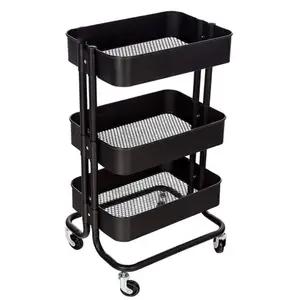 New 2021 storage cart 3 tier slim storage cart new utility storage cart mobil carritos troly