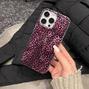 Coque pour iPhone 17 Pro Max, motif léopard aurore violette, avec grandes découpes, protection intégrale anti-chute - Product Image 4