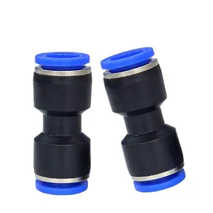 Push to Connect Plastic Union Pneumatic Connector Straight Quick Air Hose One Touch Push Fit Fitting