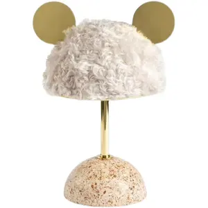 Moderne Mickey Bureaulamp Slaapkamer Schattige Pluche Decoratieve Lamp Eenvoudige Woonkamer Luxe Hotel Nachtkastje Lamp