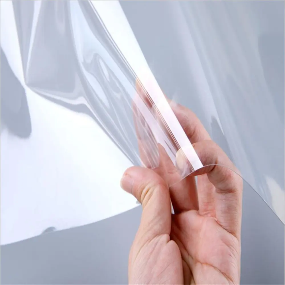 Lámina de plástico antiestática PET transparente, película recubierta de silicona de 0,15-1,5mm, rollo de lámina transparente para mascotas ecológico