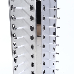 Présentoir à <span class=keywords><strong>lunettes</strong></span> carré rotatif de comptoir, neuf, avec miroir, montage facile, autoportant, haute visibilité, directement de l'usine - Product Image 3