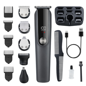 Meilleures ventes <span class=keywords><strong>Tondeuse</strong></span> à cheveux électrique pour <span class=keywords><strong>homme</strong></span>, kit 5 en 1, rasoir électrique, <span class=keywords><strong>tondeuse</strong></span> à nez avec affichage numérique intelligent - Product Image 1