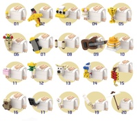 Jizai personnalisé amoureux cadeau éducatif bricolage figurine en plastique Mini blocs de construction bloc ensemble jouet pour la Saint-Valentin