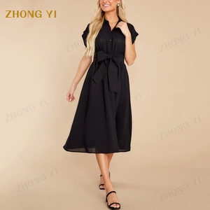 <span class=keywords><strong>Vestido</strong></span> <span class=keywords><strong>Largo</strong></span> Casual de Verano para Mujer, Manga Corta, Color Sólido, Hermoso <span class=keywords><strong>Vestido</strong></span> <span class=keywords><strong>Largo</strong></span> <span class=keywords><strong>Esmeralda</strong></span> de Manga Corta - Product Image 5