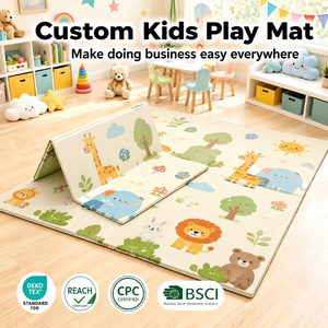 <span class=keywords><strong>Alfombra</strong></span> <span class=keywords><strong>Infantil</strong></span> Personalizada, Tapete de Juego <span class=keywords><strong>Plegable</strong></span>, Impermeable, No Tóxico, Ecológico, de Espuma de Resina <span class=keywords><strong>Plegable</strong></span> para Gatear - Product Image 1