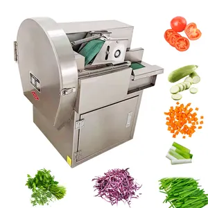 Máquina de corte en cubitos de alta calidad, espesor ajustable, Cortadora automática de verduras, perejil, lechuga, tallo de hojas