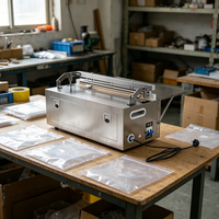 Machine de scellage de sacs de bureau semi-automatique à impulsion pour sacs non tissés et en mousse EPE