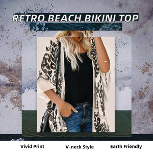 Traje de Baño de Una Pieza con Estampado Floral para Mujer, Ecológico, 100% Poliéster, de un Solo Hombro, Estilo Retro, Protección Solar, Largo Medio - Product Image 2