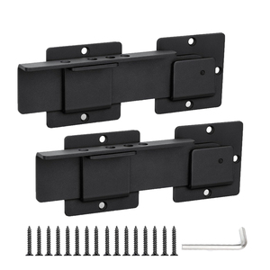 Loquet de sécurité moderne pour hôtel, type grillette, en bois massif, à 90 degrés, avec pêne <span class=keywords><strong>coulissant</strong></span> à <span class=keywords><strong>angle</strong></span> <span class=keywords><strong>droit</strong></span>, capacité 330 lbs, pour décoration - Product Image 1