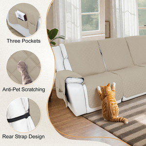 Áo phủ ghế <span class=keywords><strong>sofa</strong></span> chất lượng cao màu xanh xám nhạt, chống trơn trượt, chống bám bẩn, thay thế cho ghế <span class=keywords><strong>sofa</strong></span> 1 chỗ, bảo vệ ghế <span class=keywords><strong>sofa</strong></span> mới, bền bỉ - Product Image 2