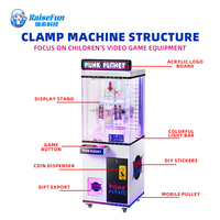 Machine de jeu d'arcade RaiseFun avec système de paiement par lecteur de carte, conçue pour les centres commerciaux et les opérations commerciales FEC
