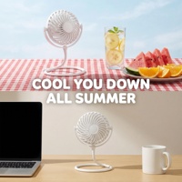 Ventilateur de bureau électrique à LED, utilisation en extérieur, pliable, rechargeable par USB, faible bruit, emballage en boîte