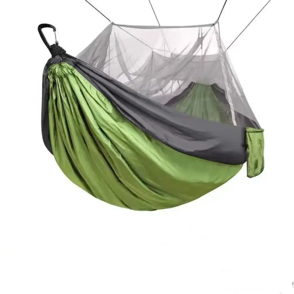 Semplice tenda con letto a rete per escursioni all'aperto attrezzatura di sopravvivenza impermeabile altalena facile da installare amaca da campeggio