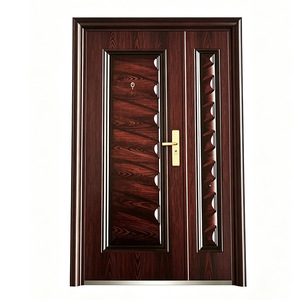 Porte d'entrée en acier de sécurité anti-effraction, insonorisée, design traditionnel, manuelle, extérieure - Product Image 2