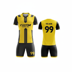 Nuevo diseño Impresión digital Entrenamiento Ropa deportiva Uniformes de fútbol Jersey para niños y niñas Nuevo diseño Ropa de fútbol - Product Image 1