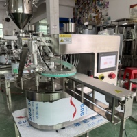 Machine de remplissage et de bouchage de sachets à pompe à engrenages à tête unique pour liquides, boissons, sauces, jus ou produits chimiques quotidiens