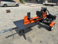 Mesin Pembelah Kayu Listrik 18 Ton Baru, Prosesor Kayu Bakar Hidrolik 500Mm, Motor 15Kw 400V 3 Fasa, Otomatis Penuh, Pisau X Tetap