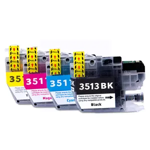 Warna kompatibel Brother inkjet dan LC3513 cartridge tinta printer kompatibel brother