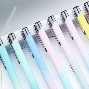 Customized Luxury Advertising Ballpoint <b>Pen</b> with New Design Gradient <b>Color</b> Aluminum Rod Features Customized LOGO for Business - Product Image 2