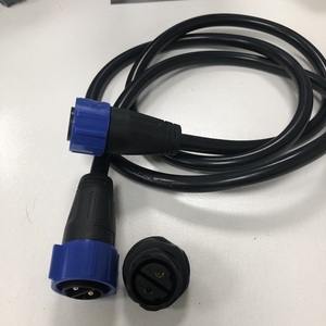 Kabel Ekstensi 2 Pin K20 K25 Tahan Air Pria Wanita IP67 Biru Konektor Putar Sirkular Kabel Harness - Product Image 4